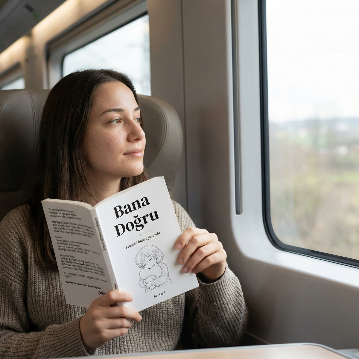 Realistische Lifestyle-Fotografie einer Nano-Banane für das Bana Doğru E-Book, zeigt eine detailreiche, natürliche Banane.